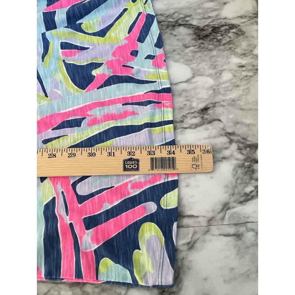 Lilly Pulitzer Eddie Dress Cotton Modal Button Front Resort Coastal Beach Sz M - Picture 8 of 8